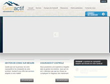 Tablet Screenshot of gestactif.com